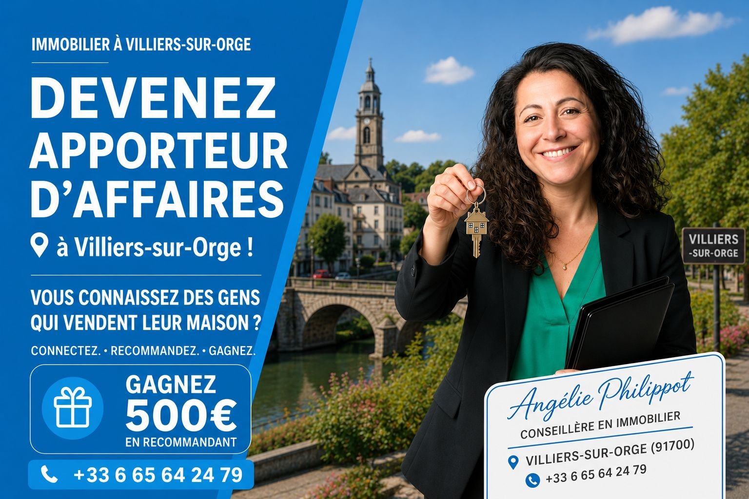 Devenez apporteur d'affaires immobilier à Villiers-sur-Orge